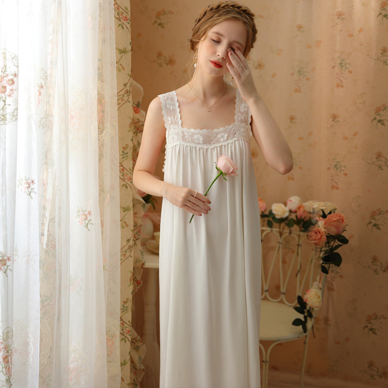Sleepwear Sleeveless Length Loose And Comfortable