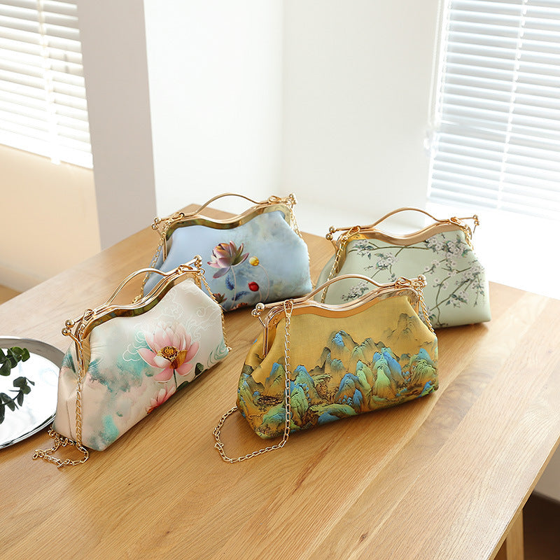 High-end Ethnic Style Tote Clutch Bag Women