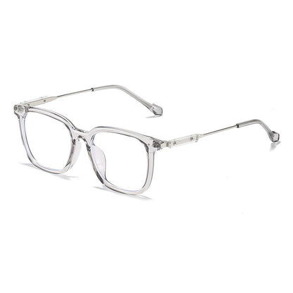 Anti-blue Light Plain Mirror TR90 Transparent Tide Glasses Stand