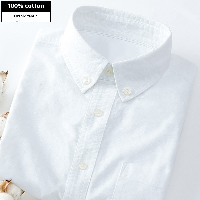 Men's Autumn Long-sleeved Casual Cotton Shirt