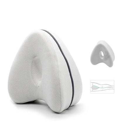 Leg Pillow – Heart-Shaped Memory Foam Contour Pillow for Side Sleepers, Hip, and Knee Support