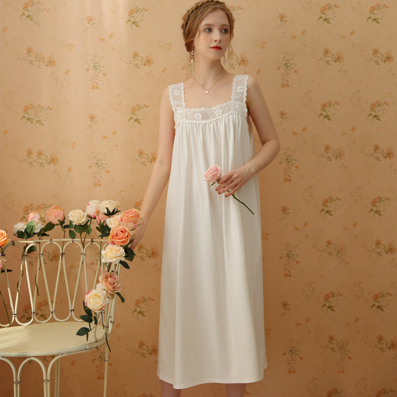 Sleepwear Sleeveless Length Loose And Comfortable