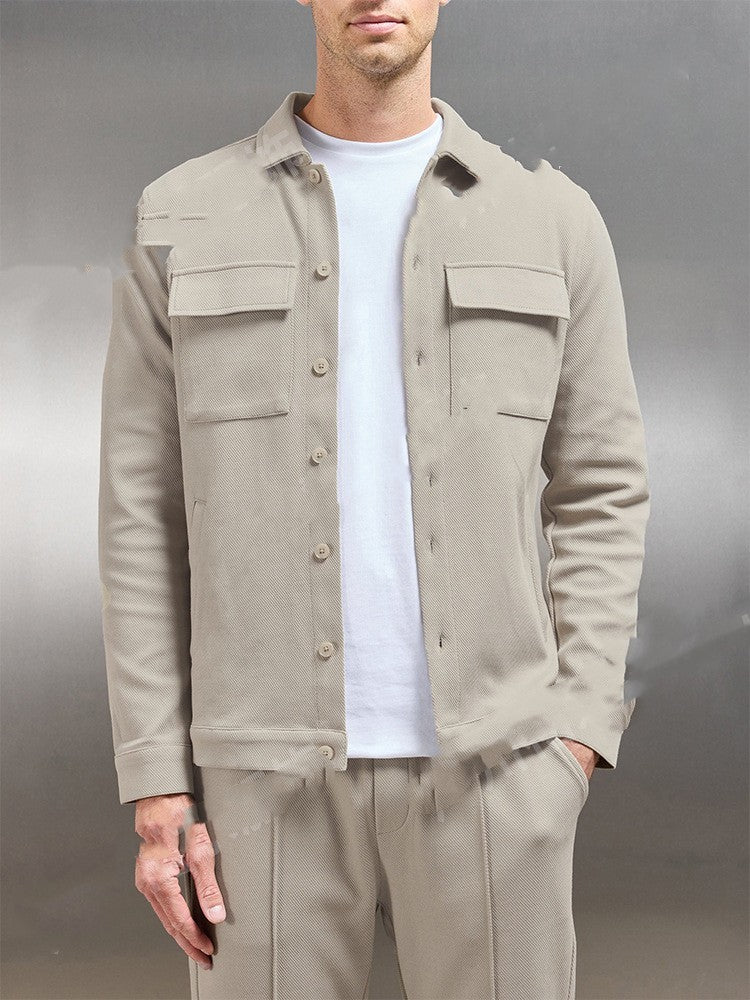 Solid Color Casual Fashion Jacket