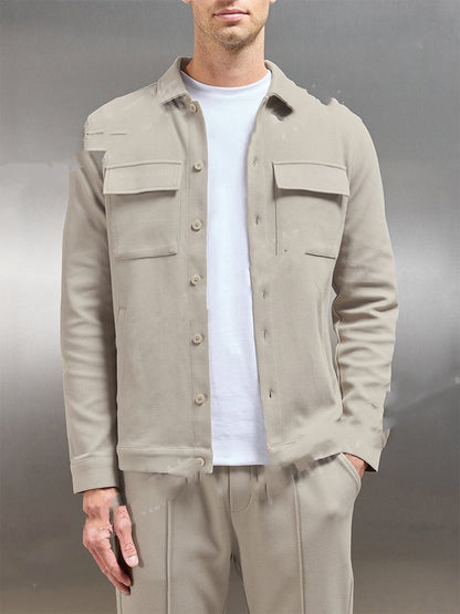 Solid Color Casual Fashion Jacket