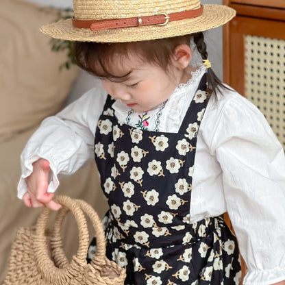 Fashion Girl's Clothes Floral Two Piece Set