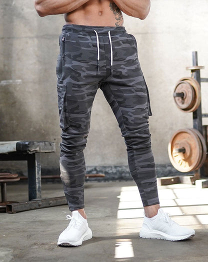 Sports pants men's hanging towel running training pants