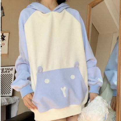 Cute Women's Autumn And Winter Casual All-match Loose Hooded Sweater