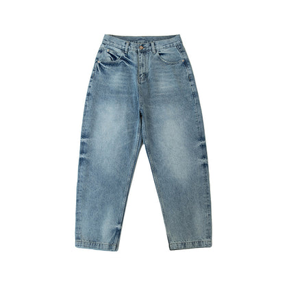 Fashion Retro Distressed Washed Jeans Men