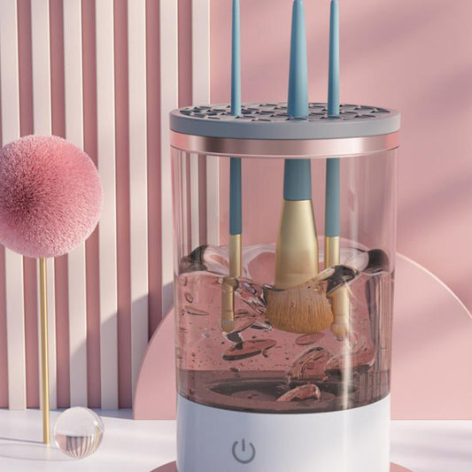 Women Eye Shadow Brush Cleaning Tool | Portable Electric Makeup Brush Cleaner Machine With USB Charging Automatic Cosmetic Brush