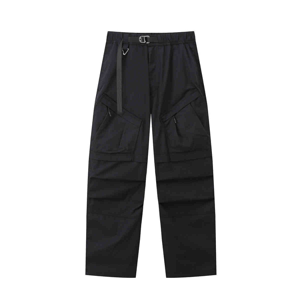 Straight Cargo Pants Men's Multi-pocket Paratrooper Pants