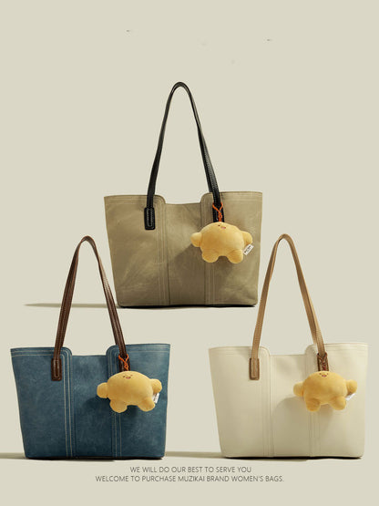 Large Capacity Ink-dyed Tote Bag For Women Leisure Commute