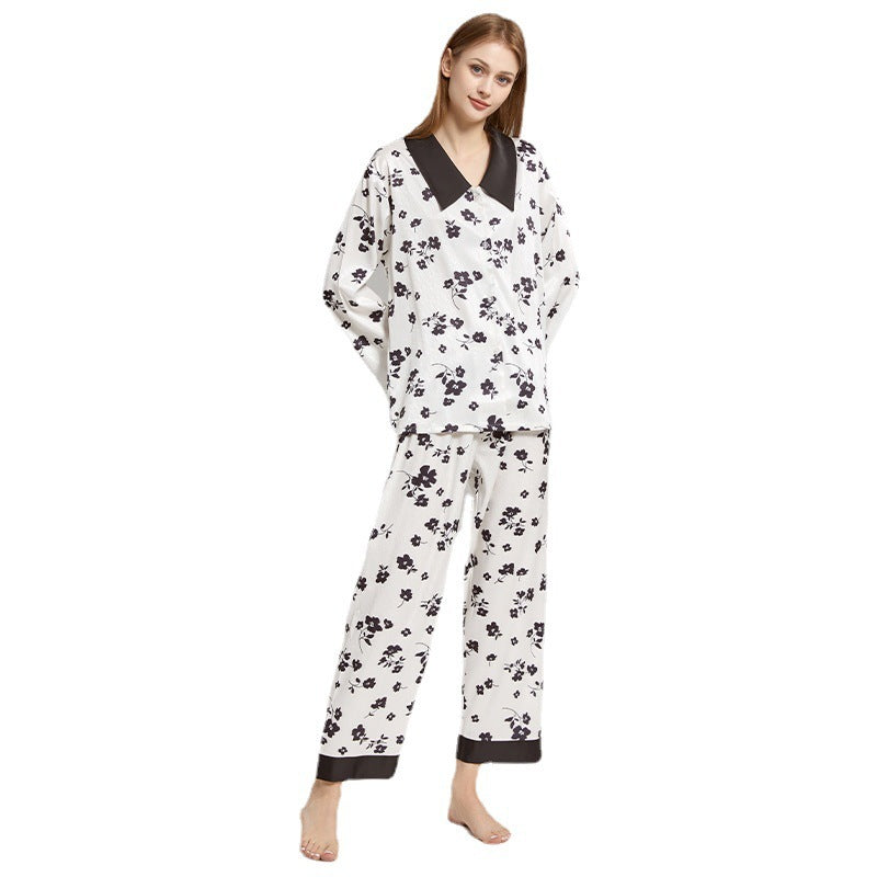 Summer Ice And Snow Silk Sleepwear Air Conditioning Room