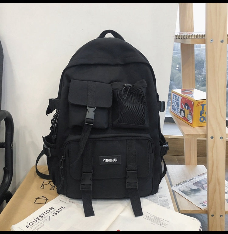 School Bag Female Korean Version Of High School Students Junior High School Students Simple Backpack