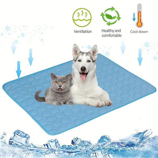 Dog Cooling Mat | Summer Pets Cold Bed | Extra Large For Small Big Dogs Pet Accessories Cat Durable Blanket Sofa Cat Ice Pad Blanket Pet Products