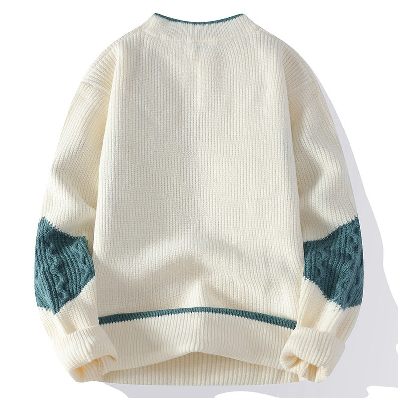 Fashion Colorblock Knitwear Winter