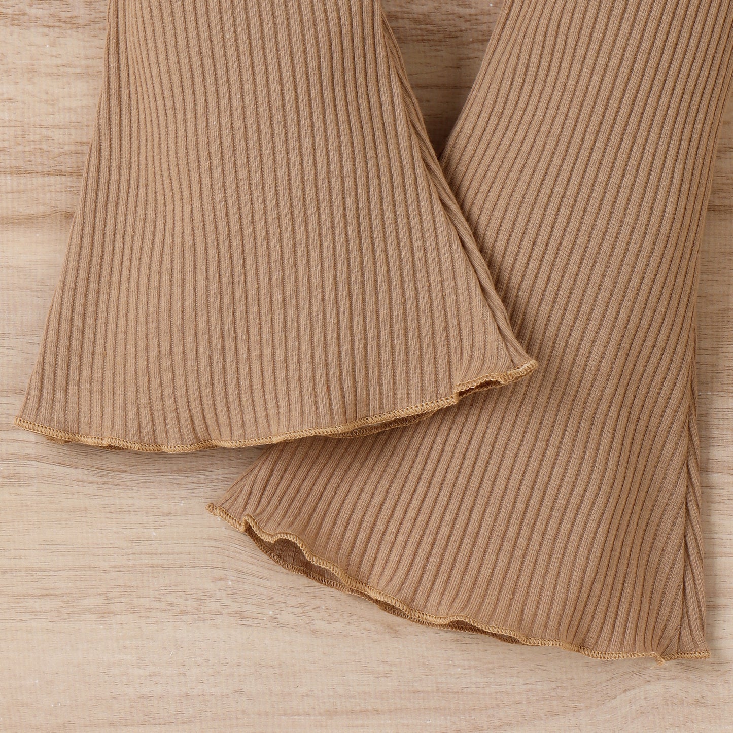 Children's Clothing Springsummer Young And Little Girls Sling Lace-collared Blouse Horn Sunken Stripe Trousers Two-piece Suit