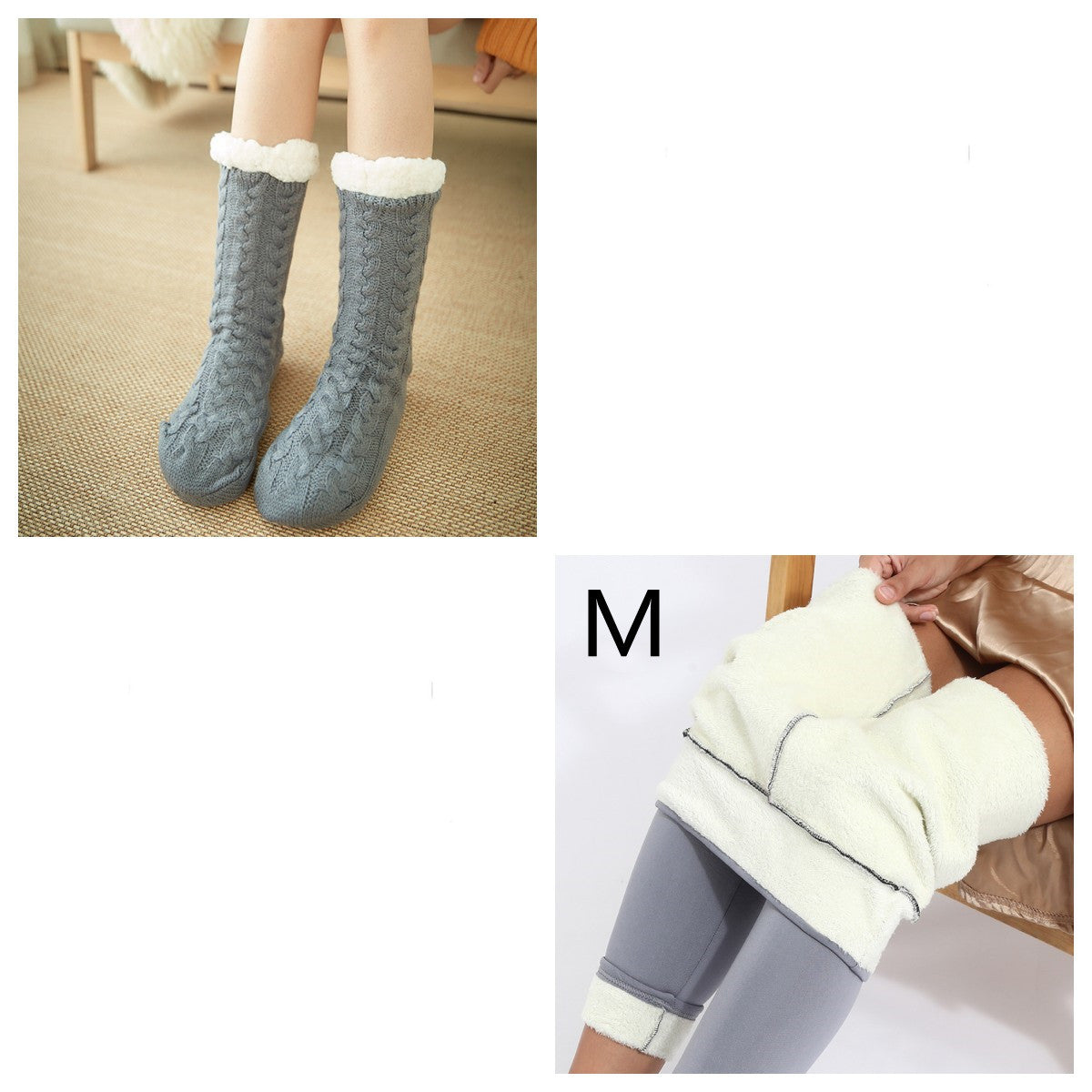 Socks Children Plush Floor Socks Home Slippers