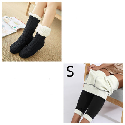 Socks Children Plush Floor Socks Home Slippers