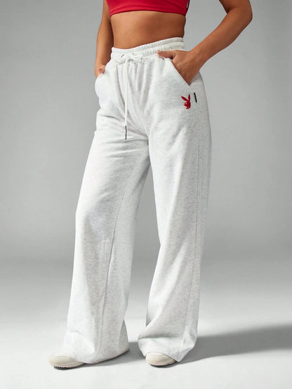 Wide Leg Sports Pants For Casual Women