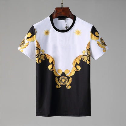 Men's Autumn And Winter T-shirts Men's Cotton Short Sleeves