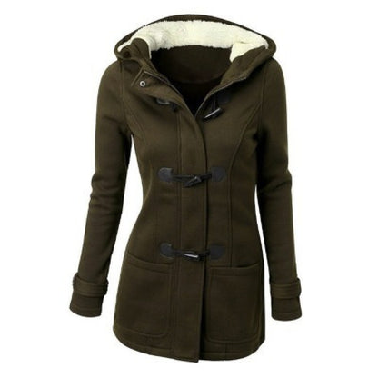 Hooded Jacket Sweater Cotton-padded Coat For Women