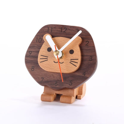 Cute Prairie Little Lion Clock Desktop Clock Bedside Clock