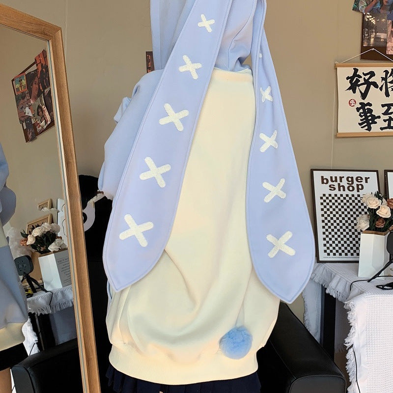 Cute Women's Autumn And Winter Casual All-match Loose Hooded Sweater