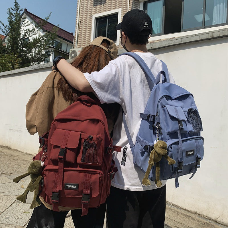 School Bag Female Korean Version Of High School Students Junior High School Students Simple Backpack