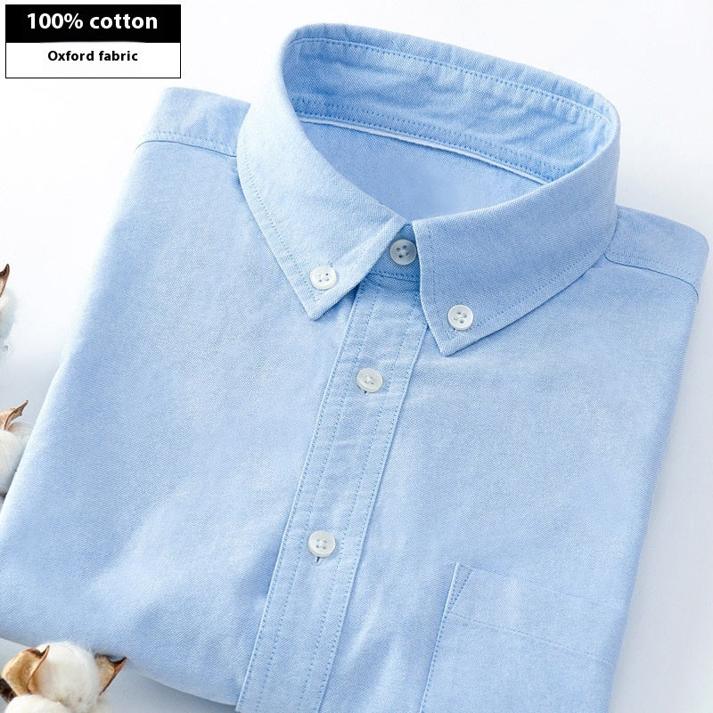 Men's Autumn Long-sleeved Casual Cotton Shirt