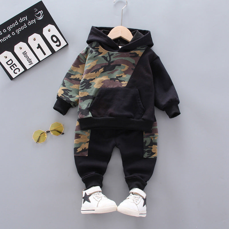 Boy Loose Children's Clothing T-shirt Long Sleeve Sweater