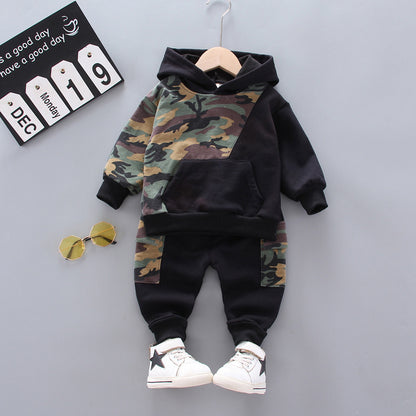 Boy Loose Children's Clothing T-shirt Long Sleeve Sweater