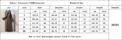 Middle East Muslim Women's Wear Arab Robe Dress