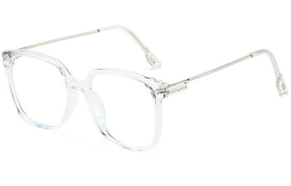 Anti-blue Light Plain Mirror TR90 Transparent Tide Glasses Stand