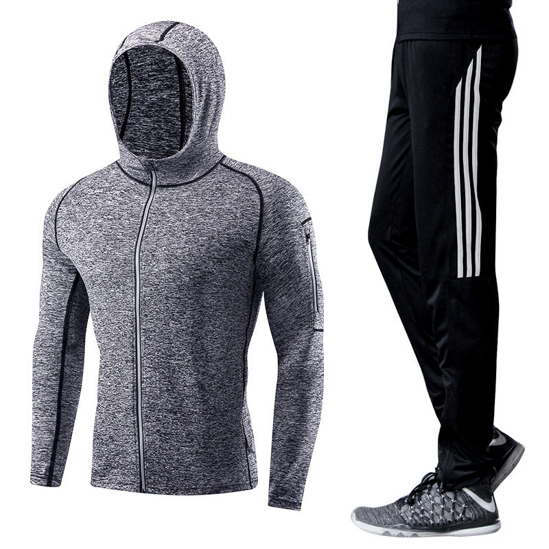 Men'S Fitness Suit Night Running Sportswear Two-Piece Suit