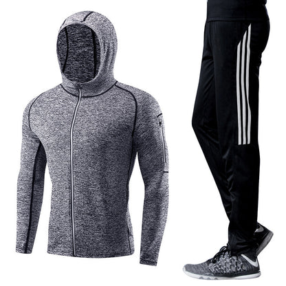 Men'S Fitness Suit Night Running Sportswear Two-Piece Suit